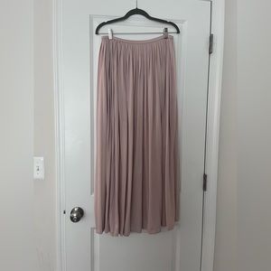 Long flowy Pink Skirt